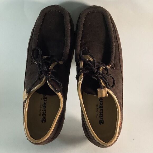 The original britishers mens leather shoes brown size 8.5 B22002-02B - Picture 5 of 9